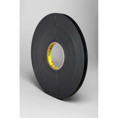 3M Vhb Tape 4929, Black, 1/4 In X 72 Yd, 25 Mil 7010333578